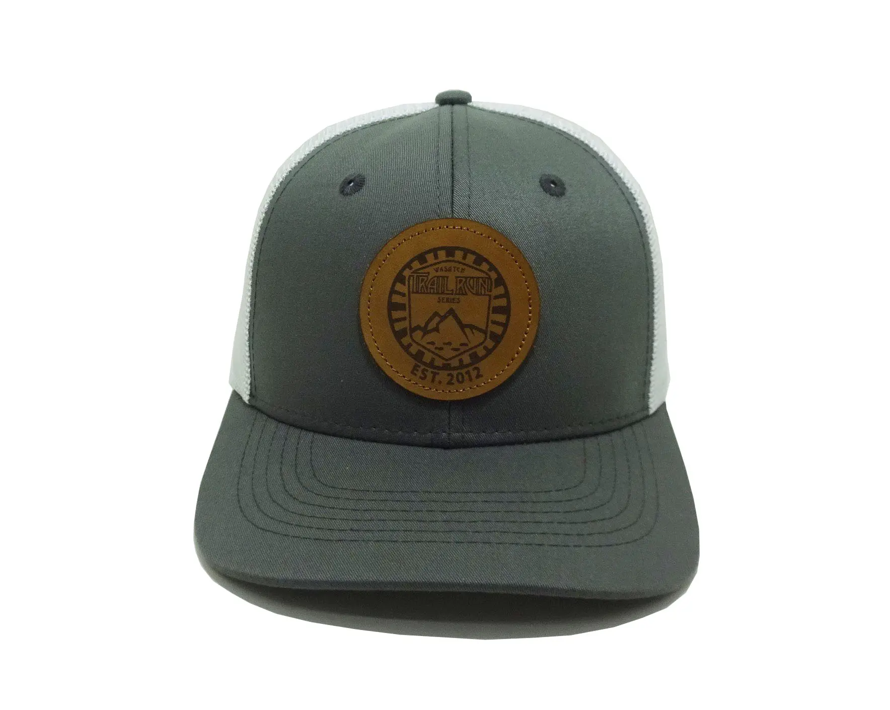 Wholesale Leather Patch Logo Trucker Hat Customization Cap for Man Trucker Hats Snapback Cap for Men 1