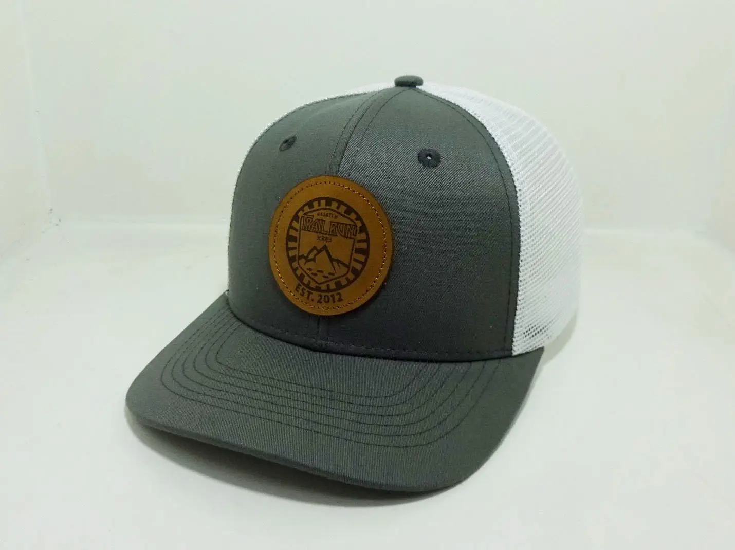 Wholesale Leather Patch Logo Trucker Hat Customization Cap for Man Trucker Hats Snapback Cap for Men 2
