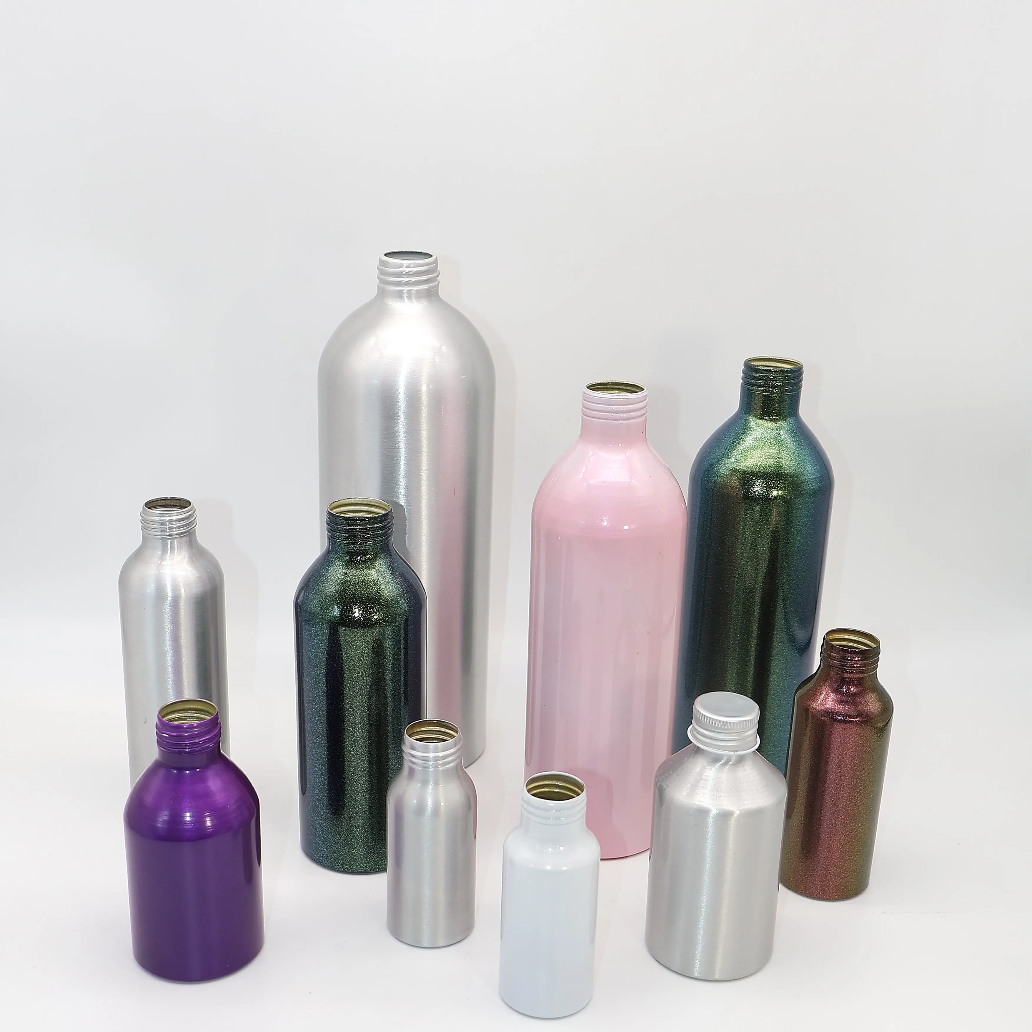 Wholesale Liquid Essence Aluminum Metal Bottles Made in Vietnam Manufacturer Factory Cosmetics/Shampoo Conditioner Products 4