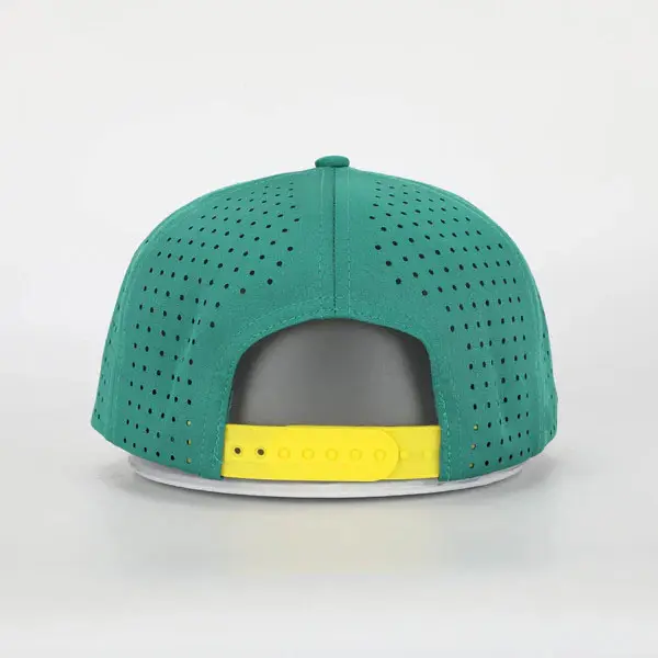 Wholesale Luxury High Quality Laser Cut Golf Hat for Unisex Custom Logo Promotional Baseball Cap Snapback Cap with Rope 5