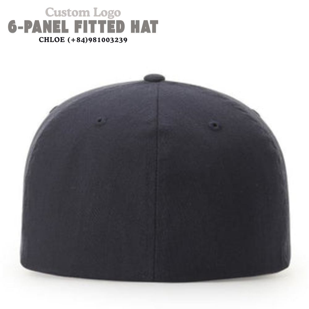 Wholesale OEM 6 Panel Fitted Cap Semi Curve Snapback Cap Eyelet Decoration With Logo Customized Mixed Color 3