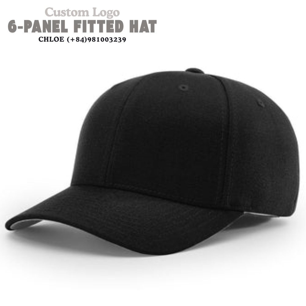 Wholesale OEM 6 Panel Fitted Cap Semi Curve Snapback Cap Eyelet Decoration With Logo Customized Mixed Color 4