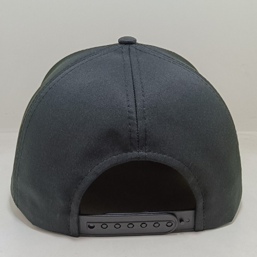 Wholesale OEM Heat Transfer Rubber PVC Silicone Front Logo 5 Panel Baseball Cap Tructured Dad Hat Snap Closure 7