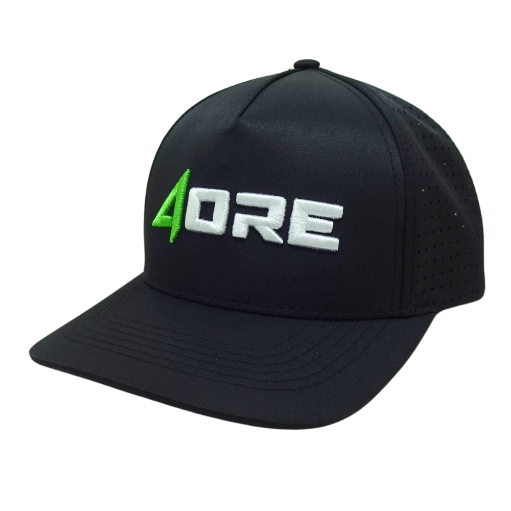 Wholesale OEM Manufacturing 3D Embroidery Logo 6 Panel Laser Cut Hole Perforated Hat Structured Single Breasted Buckle for Team 3