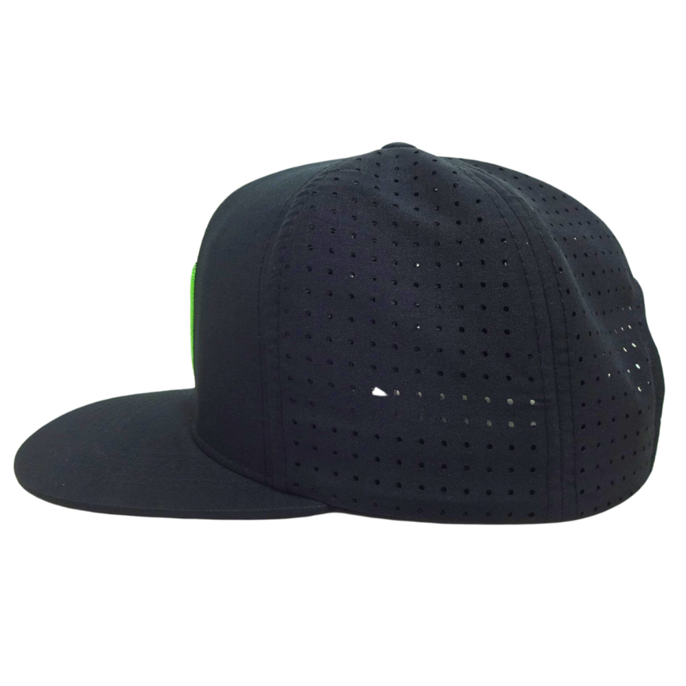 Wholesale OEM Manufacturing 3D Embroidery Logo 6 Panel Laser Cut Hole Perforated Hat Structured Single Breasted Buckle for Team 4