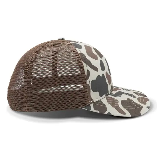 Wholesale Old's Cool Camo in Slough Trucker Hat with Custom Logo Digital Printing Ducks Camo Hat Outdoor Sports Cap for Men 3