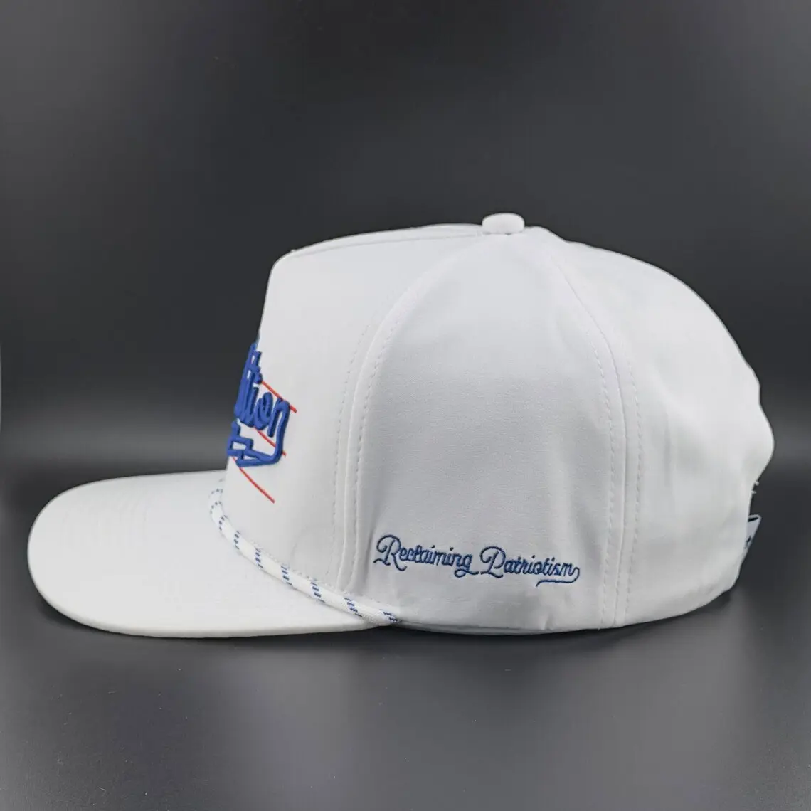 Wholesale Polyester Baseball Cap with Rope High Quality Custom Logo Sports Cap for All Seasons Perfect Gift for Him or Her 4