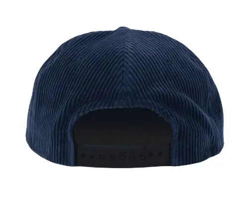 Wholesale Products Corduroy Plain Snapback Cap Custom Logo 5-Panel Unstructured Flat Brim High Quality Adjustable Snapback Cap 5