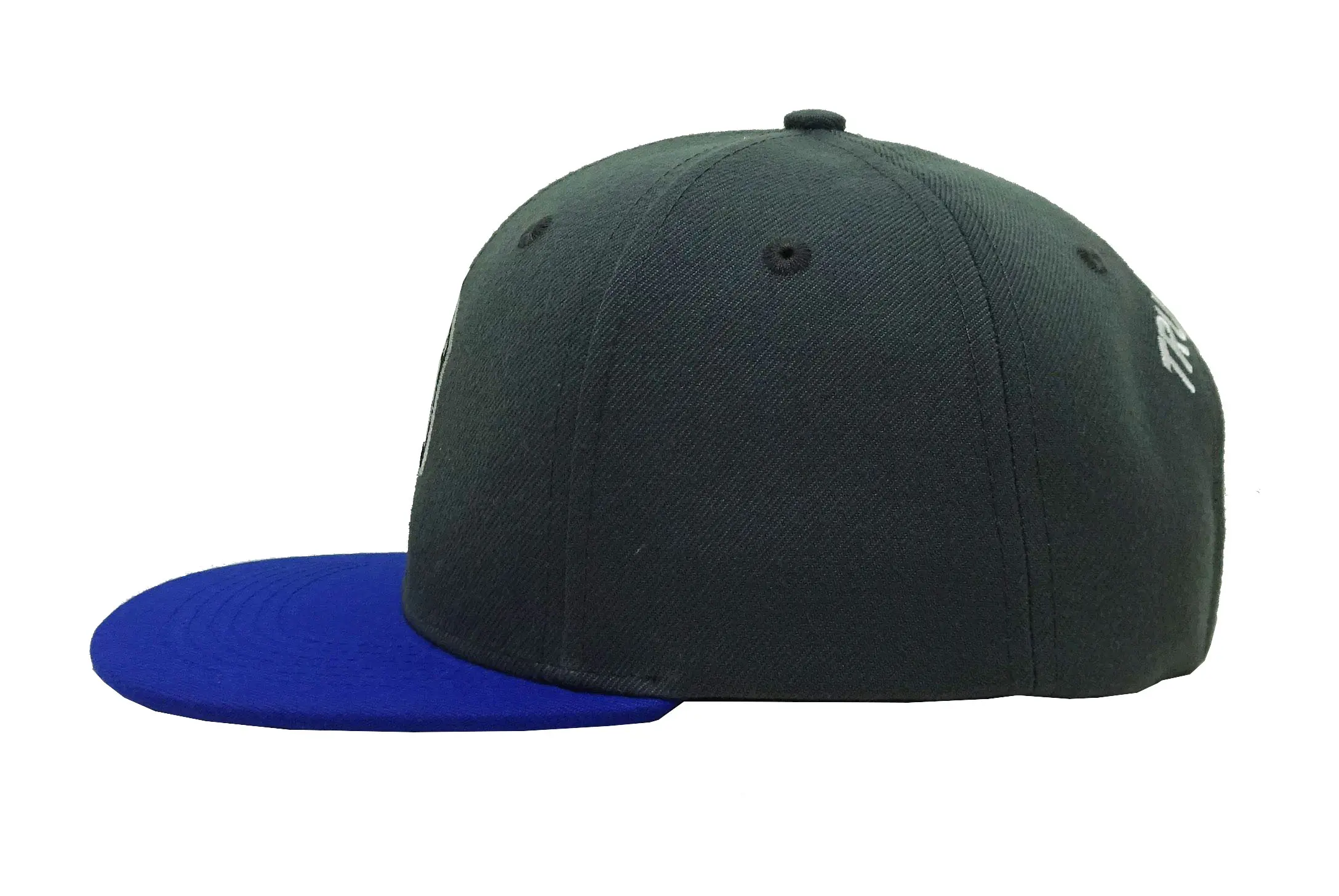 Wholesale Products Snapback Caps 2D Embroidery Flat Brim Grey/Navy Color High Quality Structured Sports Cap Snapback Cap 4