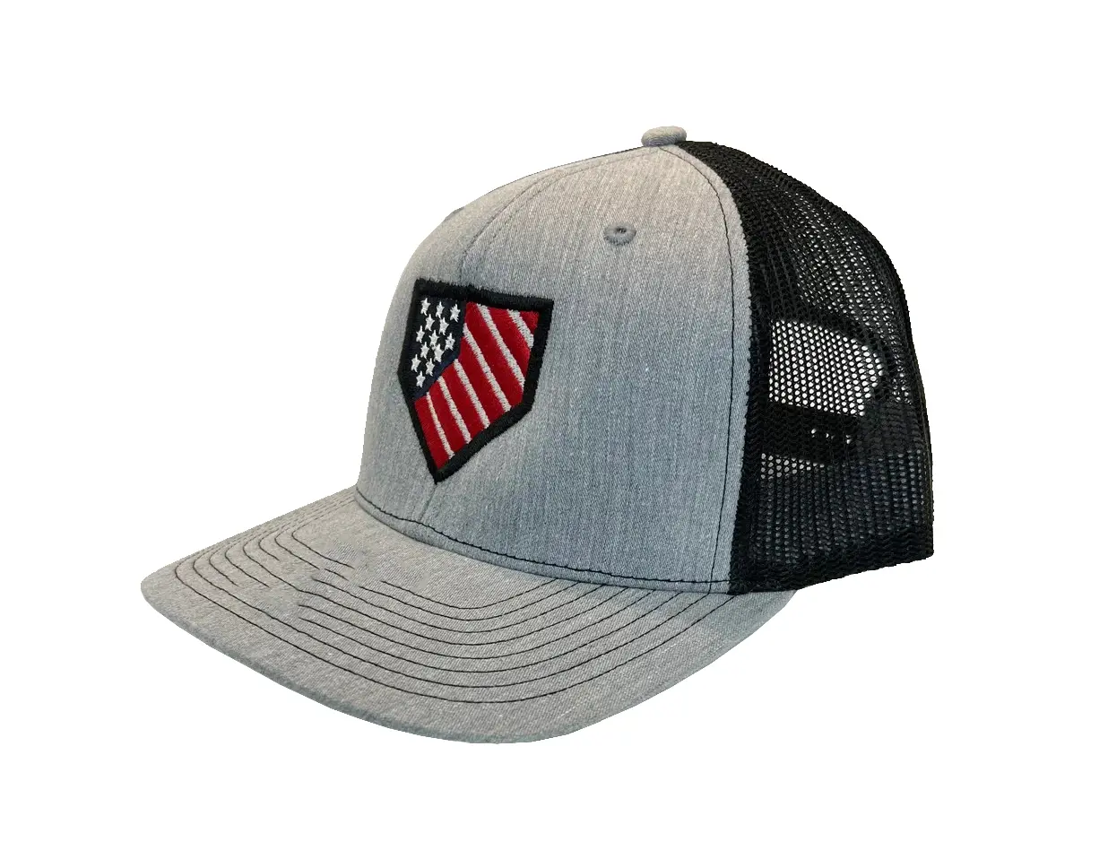 Wholesale Products Trucker Hat Custom Logo 6-Panel Curved Brim High Quality Sports Cap Trucker Hat Snapback Cap for Man Woman 2