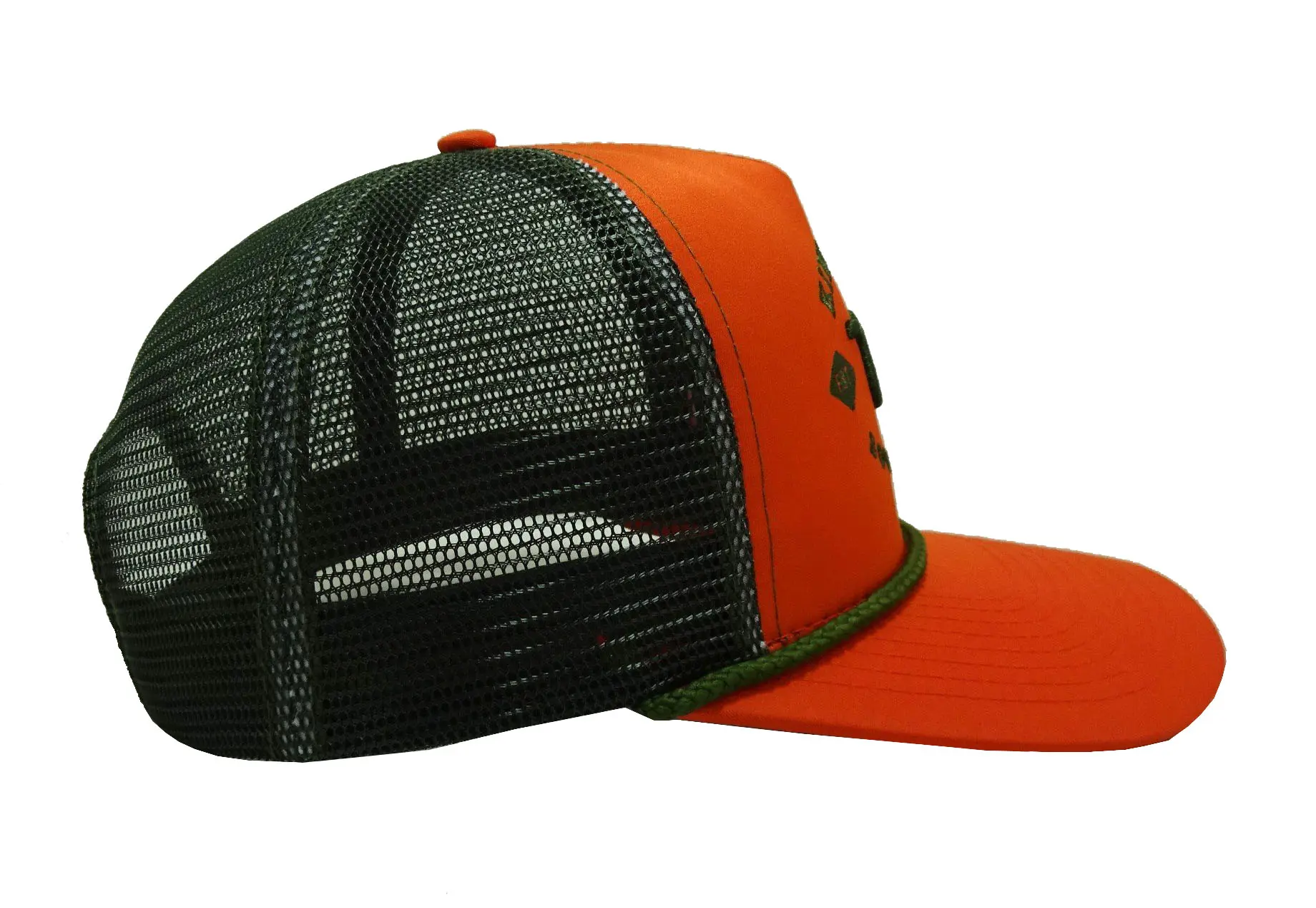 Wholesale Products Trucker Hats 2D/3D Embroidery 5-Panel Pre-curved Brim High Quality Medium Profile All Seasons Trucker Hat 4