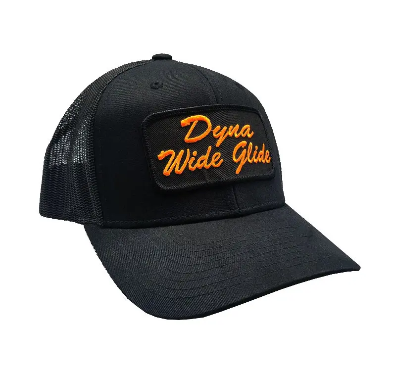 Wholesale Products Trucker Hats 6-Panel Curved Brim High Quality Black Color Medium Profile Summer Products Sports Cap 4