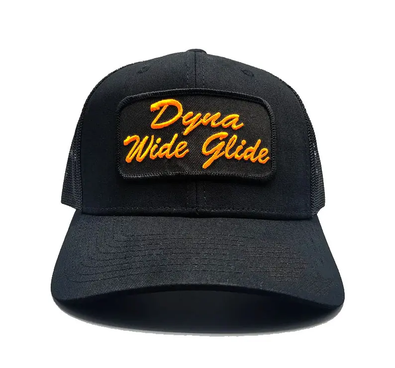 Wholesale Products Trucker Hats 6-Panel Curved Brim High Quality Black Color Medium Profile Summer Products Sports Cap 1