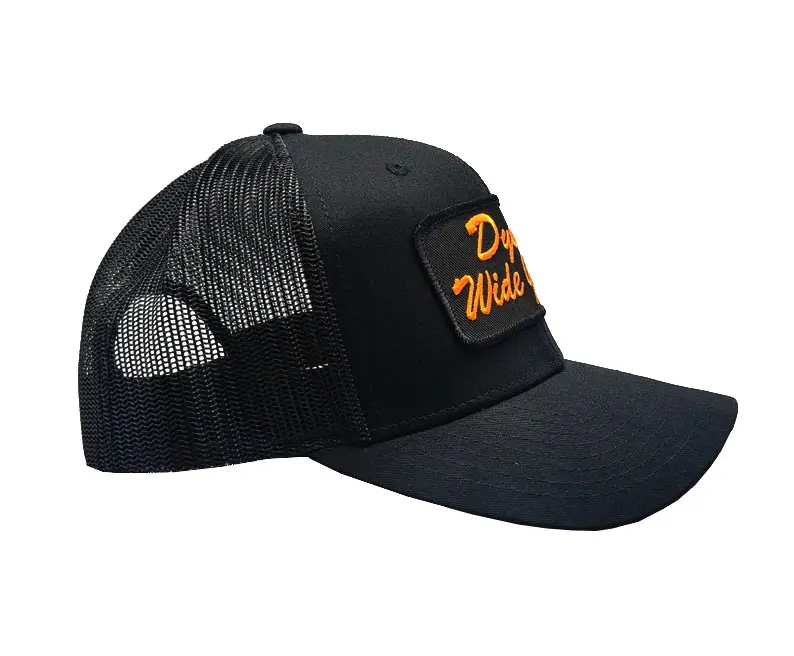 Wholesale Products Trucker Hats 6-Panel Curved Brim High Quality Black Color Medium Profile Summer Products Sports Cap 5