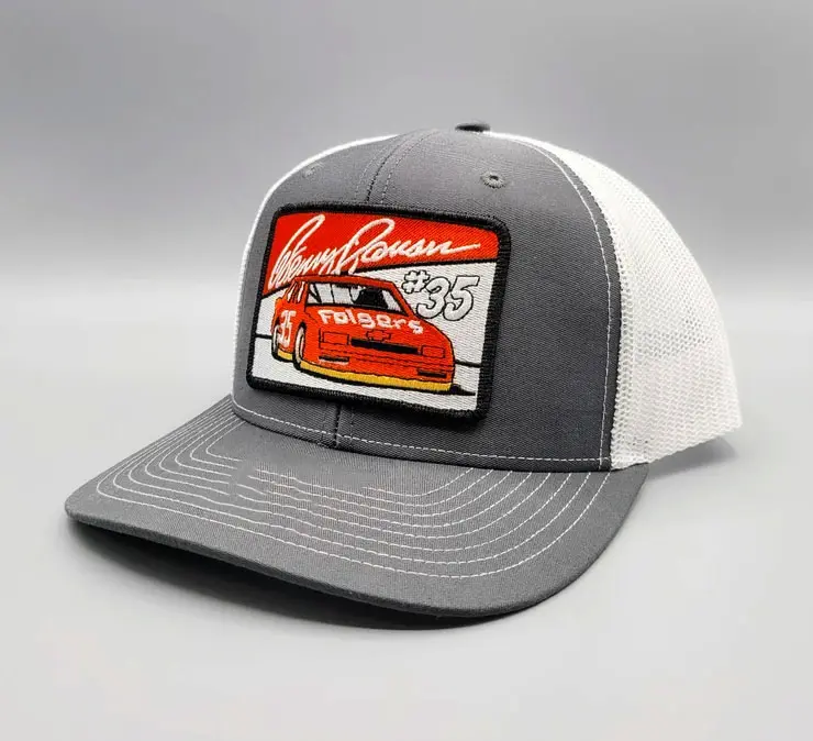 Wholesale Products Trucker Hats Woven Patch Logo Custom Embroidery Logo Sports Cap 6 Panels Blanks Snapback Cap for Man 2