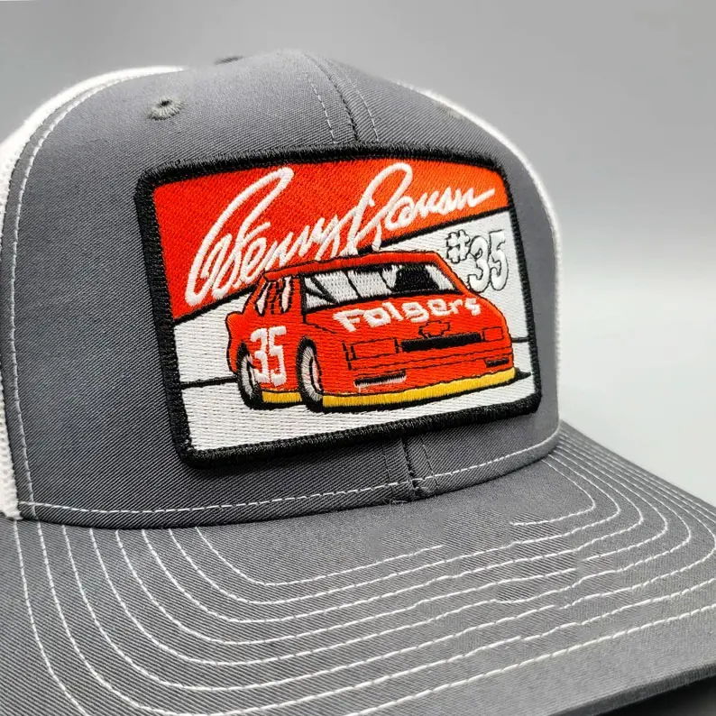Wholesale Products Trucker Hats Woven Patch Logo Custom Embroidery Logo Sports Cap 6 Panels Blanks Snapback Cap for Man 5