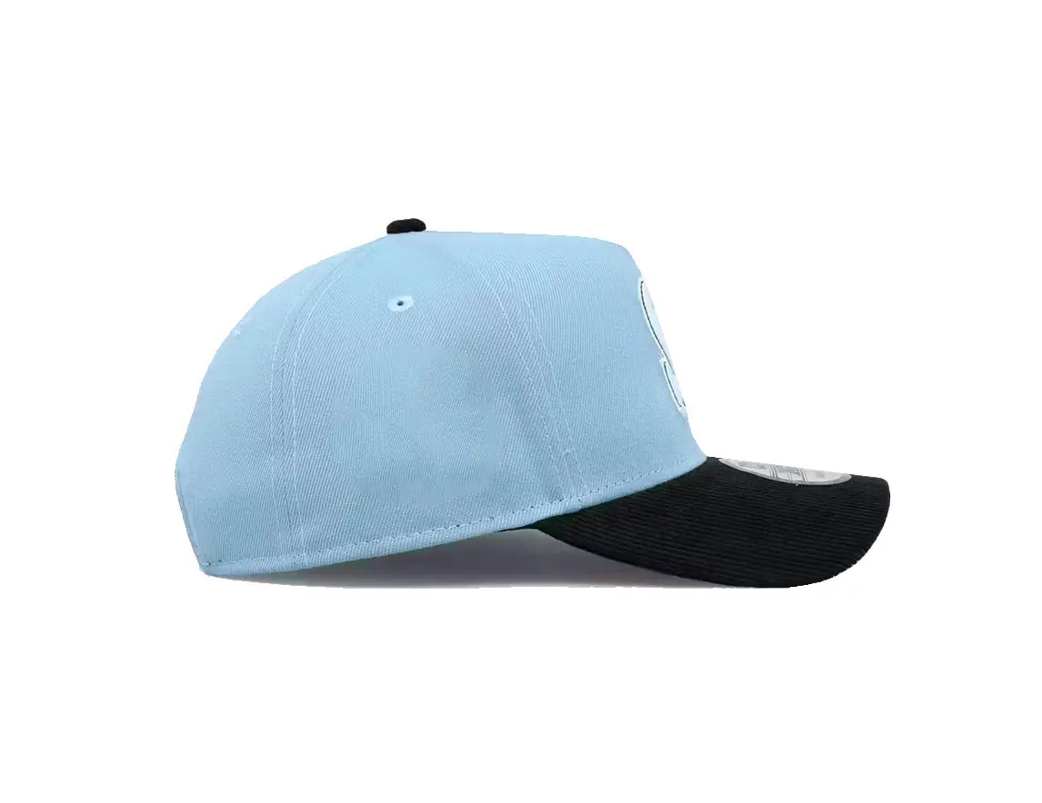 Wholesale Promotional 5 Panels Baseball Cap with Custom Logo High Quality Curved Brim 2 Tone Adjustable Baseball Cap for Man 2