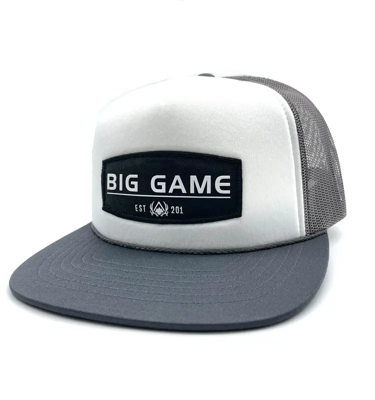 Wholesale Promotional Hiphop High Quality Foam Trucker Hat Flat Bill Customize Adjustable Sports Cap for Men in Vietnam Factory 1