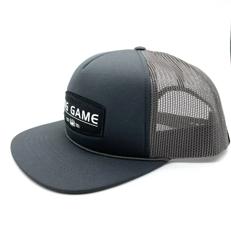 Wholesale Promotional Hiphop High Quality Foam Trucker Hat Flat Bill Customize Adjustable Sports Cap for Men in Vietnam Factory 5