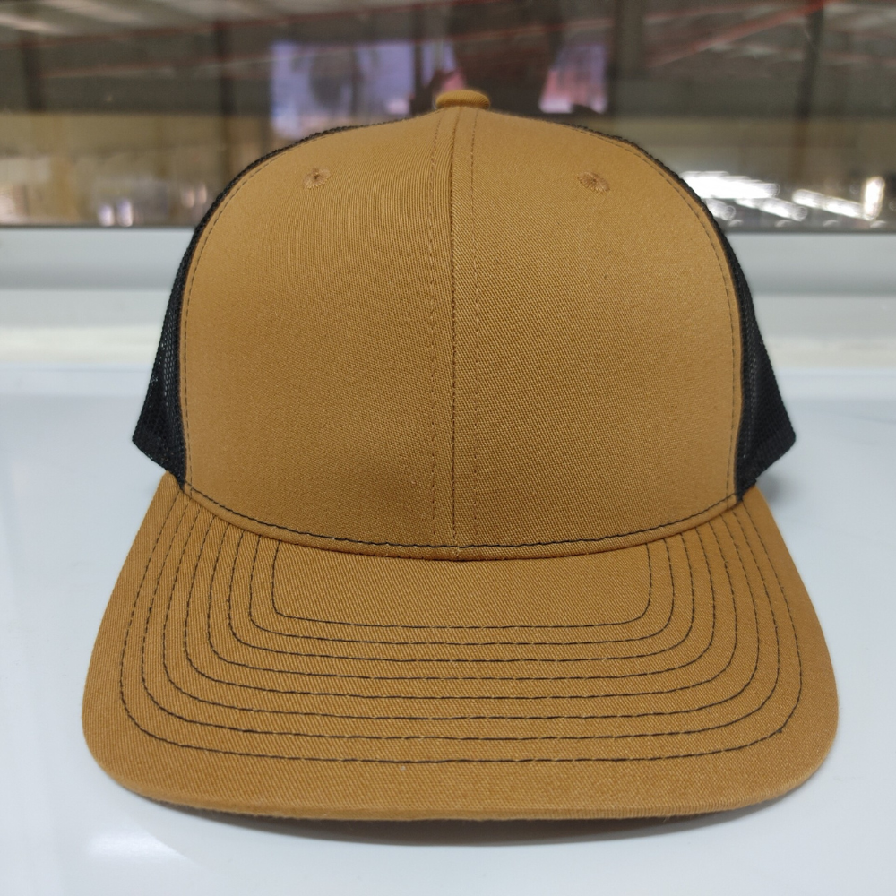Wholesale R 112 Trucker Hats 6 Panel Custom Embroidered/Woven/Leather Patch Logo Sporty Modern Styles Vietnam Headwear Factory 2