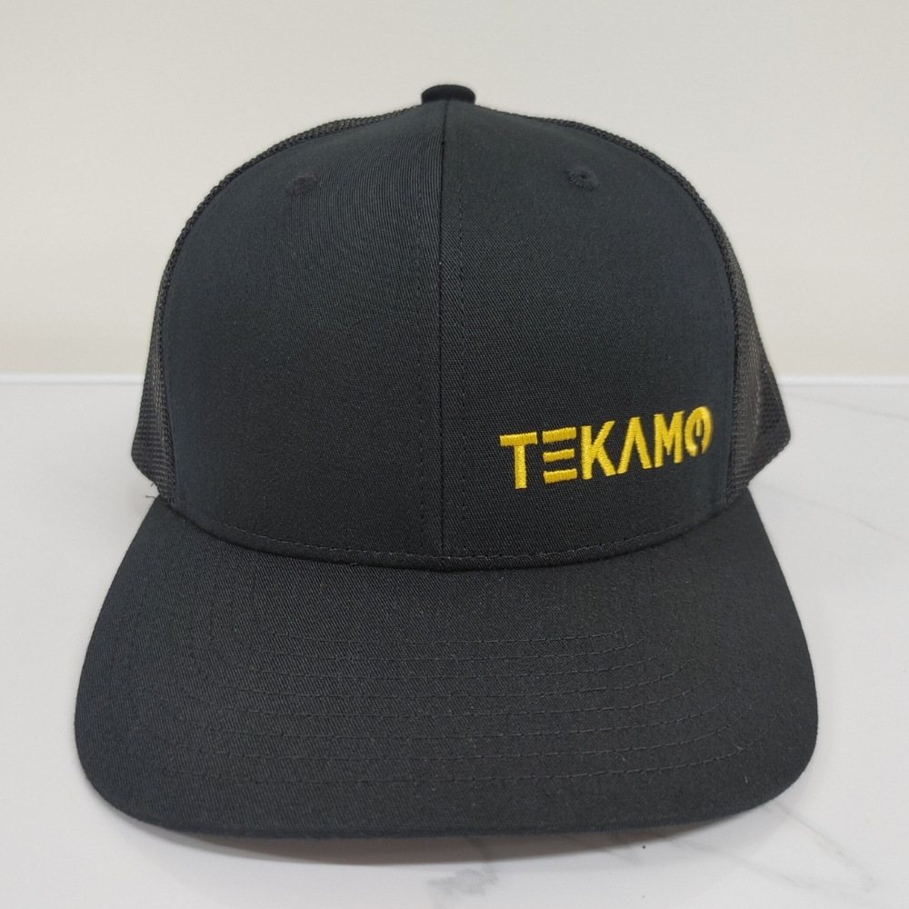 Wholesale Ri 112 6 Panel Trucker Hat Custom 2D Embroidery Blue/Black Mesh for All Activities in the Sun OEM Manufacturing 7