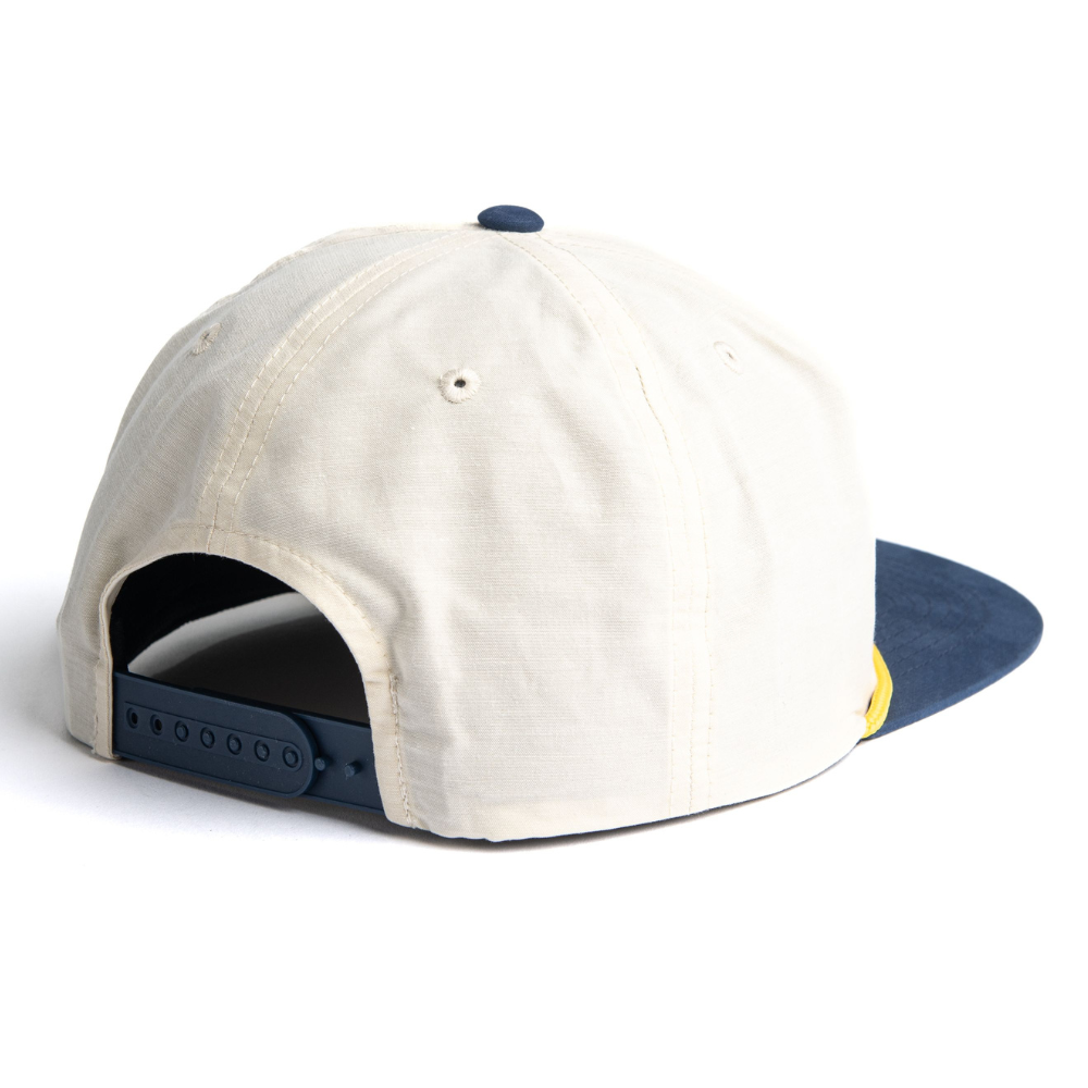Wholesale Snapback With Rope Hats Flat Brim Unstructured Contrast Color Rubber PVC Logo Patch Single Row Buckle High Quality OEM 6