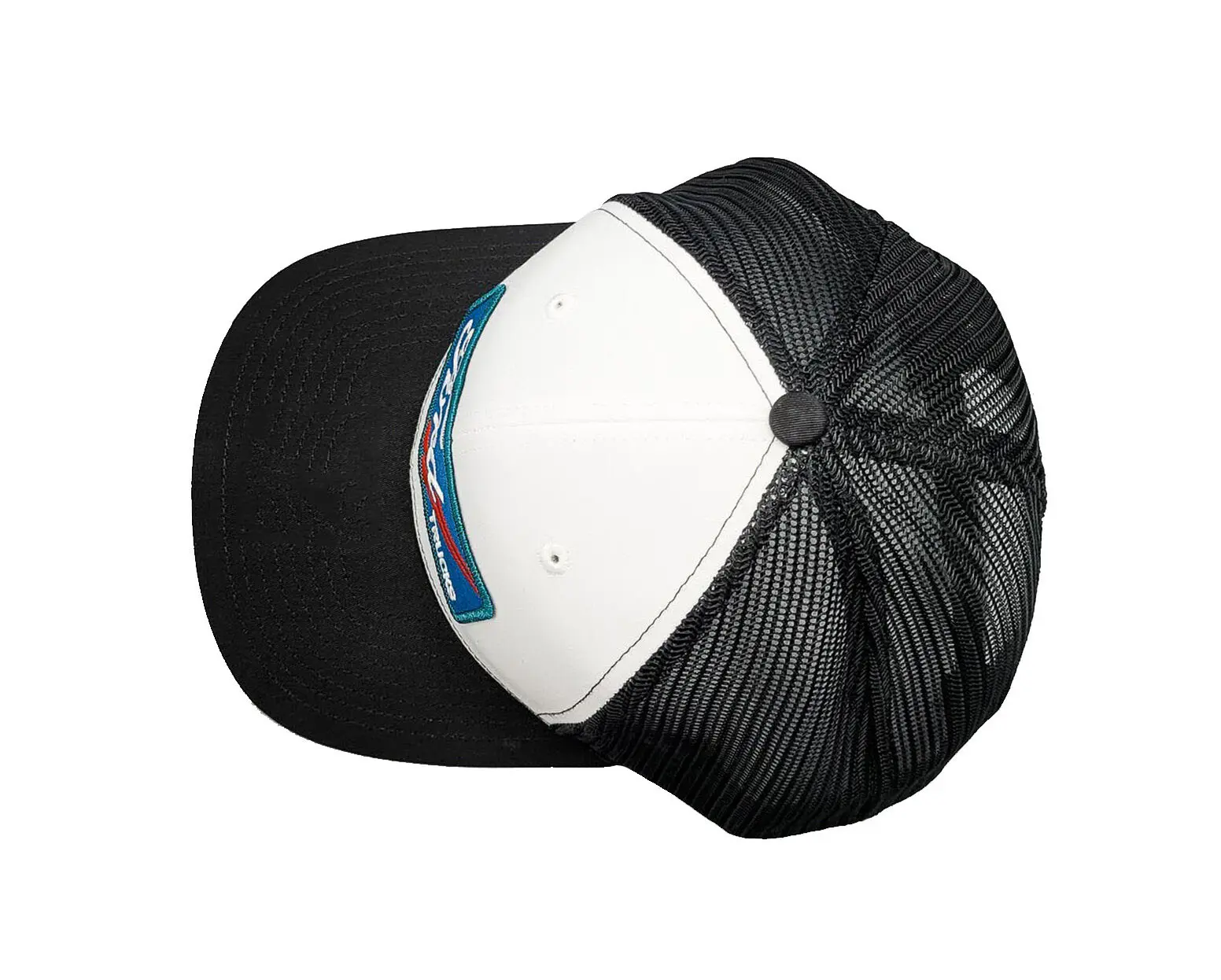 Wholesale Sports Caps With Custom Logo High Quality Trucker Hat Hiphop Adjustable Size Black and White Trucker Hat Snapback Cap 5
