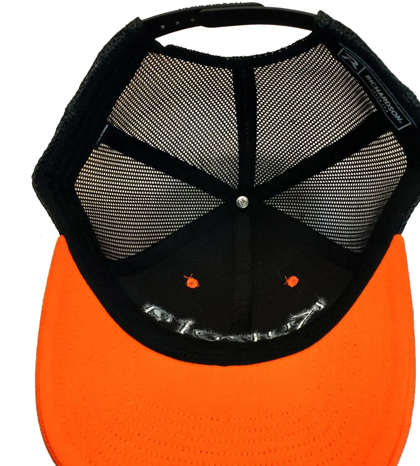 Wholesale Summer Products Trucker Hat Outdoor with Custom Logo High Quality Orange/Black Color Sports Cap Trucker Hat 5