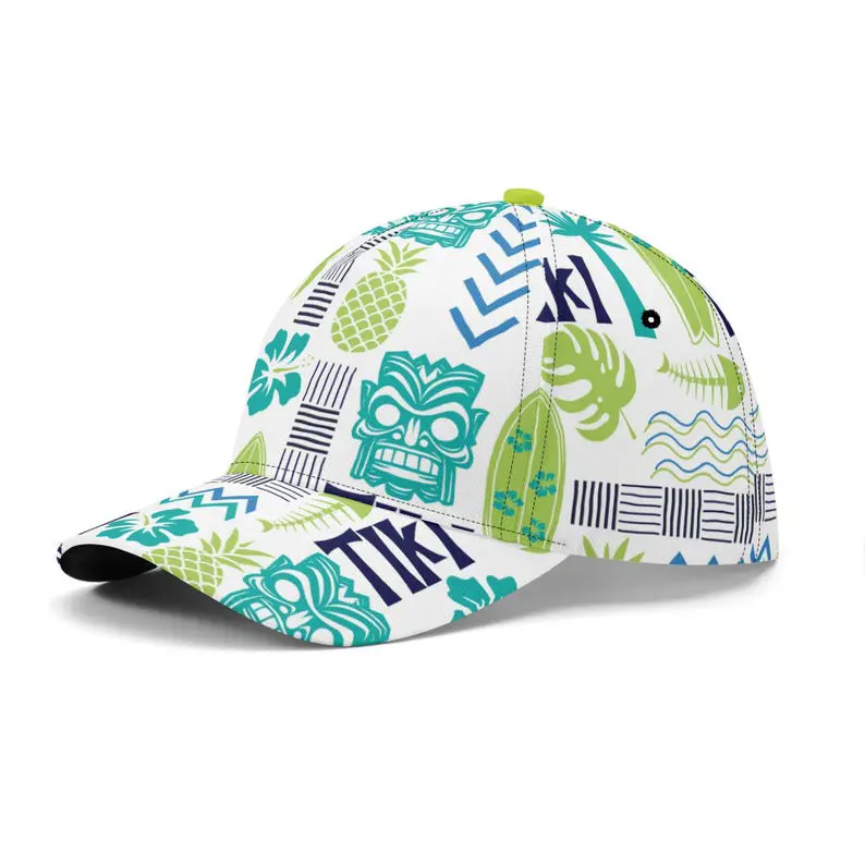 Wholesale Tropical Theme Printing Baseball Cap Custom Adjustable Vietnam Made Unisex Hats For Casual Travel Summer Gorras L01 2
