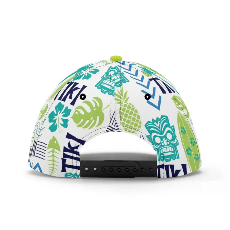 Wholesale Tropical Theme Printing Baseball Cap Custom Adjustable Vietnam Made Unisex Hats For Casual Travel Summer Gorras L01 4