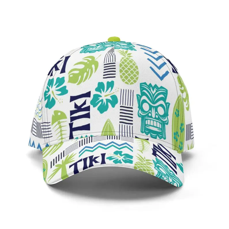Wholesale Tropical Theme Printing Baseball Cap Custom Adjustable Vietnam Made Unisex Hats For Casual Travel Summer Gorras L01