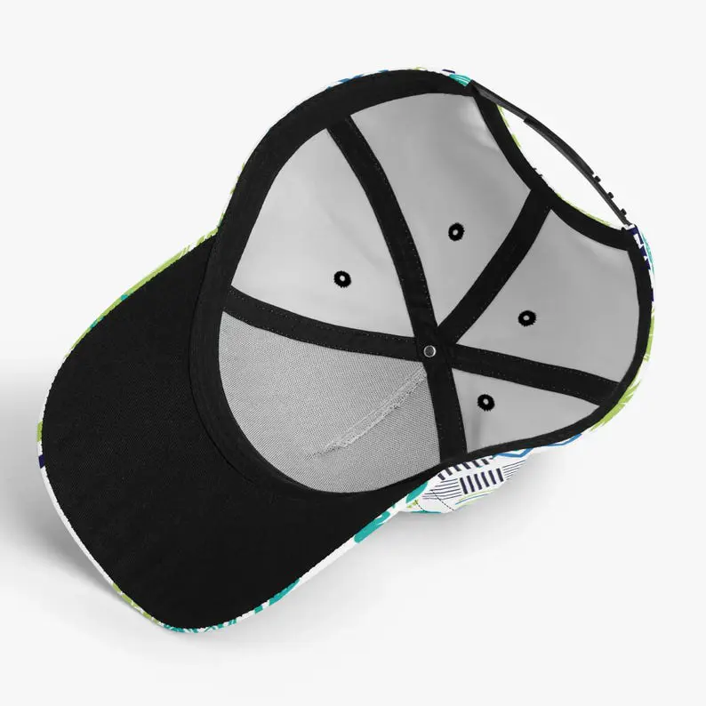 Wholesale Tropical Theme Printing Baseball Cap Custom Adjustable Vietnam Made Unisex Hats For Casual Travel Summer Gorras L01 5
