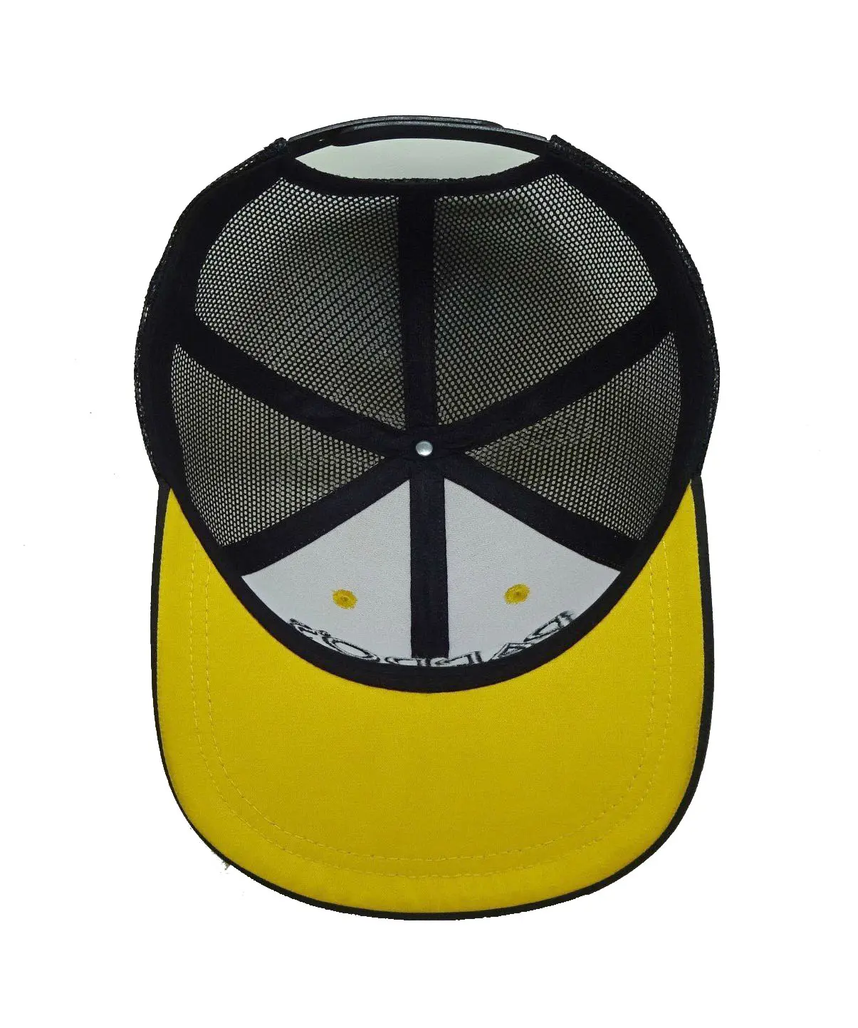Wholesale Trucker Hat High Quality 3D Embroidery Medium Profile Yellow/Black Color Structured Snapback Cap in Vietnam Factory 5