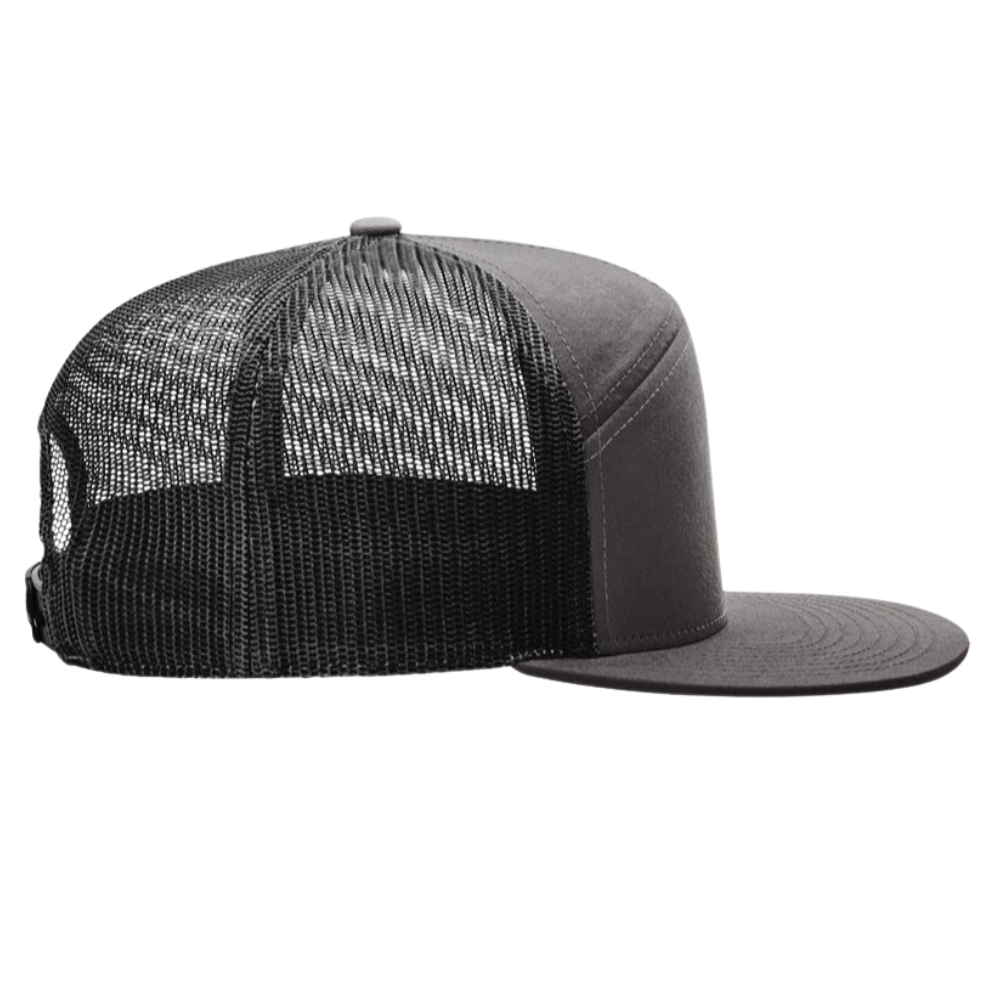 Wholesale Trucker Hat Made In Vietnam Custom Logo Flat Brim High Quality Plain Mesh Back Gorras For Casual Travel Hunting L01 3
