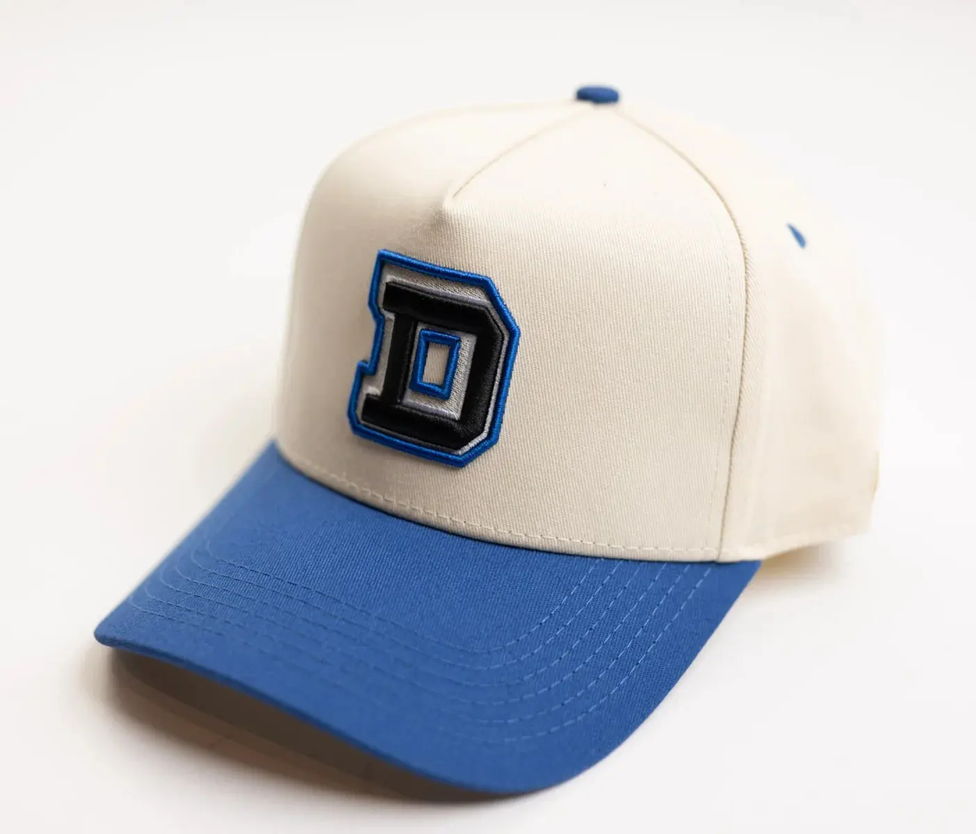 Wholesale Two Tone Baseball Cap Embroidery Logo High Quality Customize Outdoor Fishing Sports Cap Comfortable Material