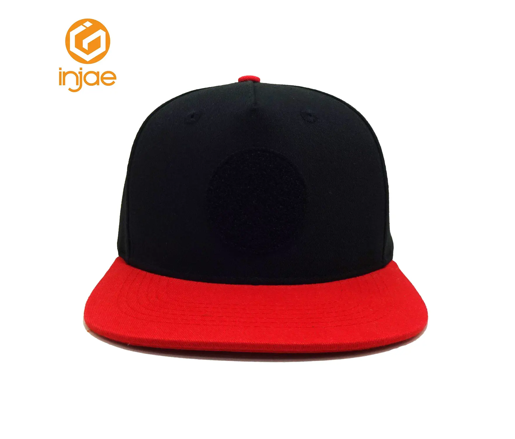 Wholesale Two Tone Velcro-Patch Logo Snapback Cap with Customize High Quality Adjustable Adults Size Outdoor Travel Sports Cap 3