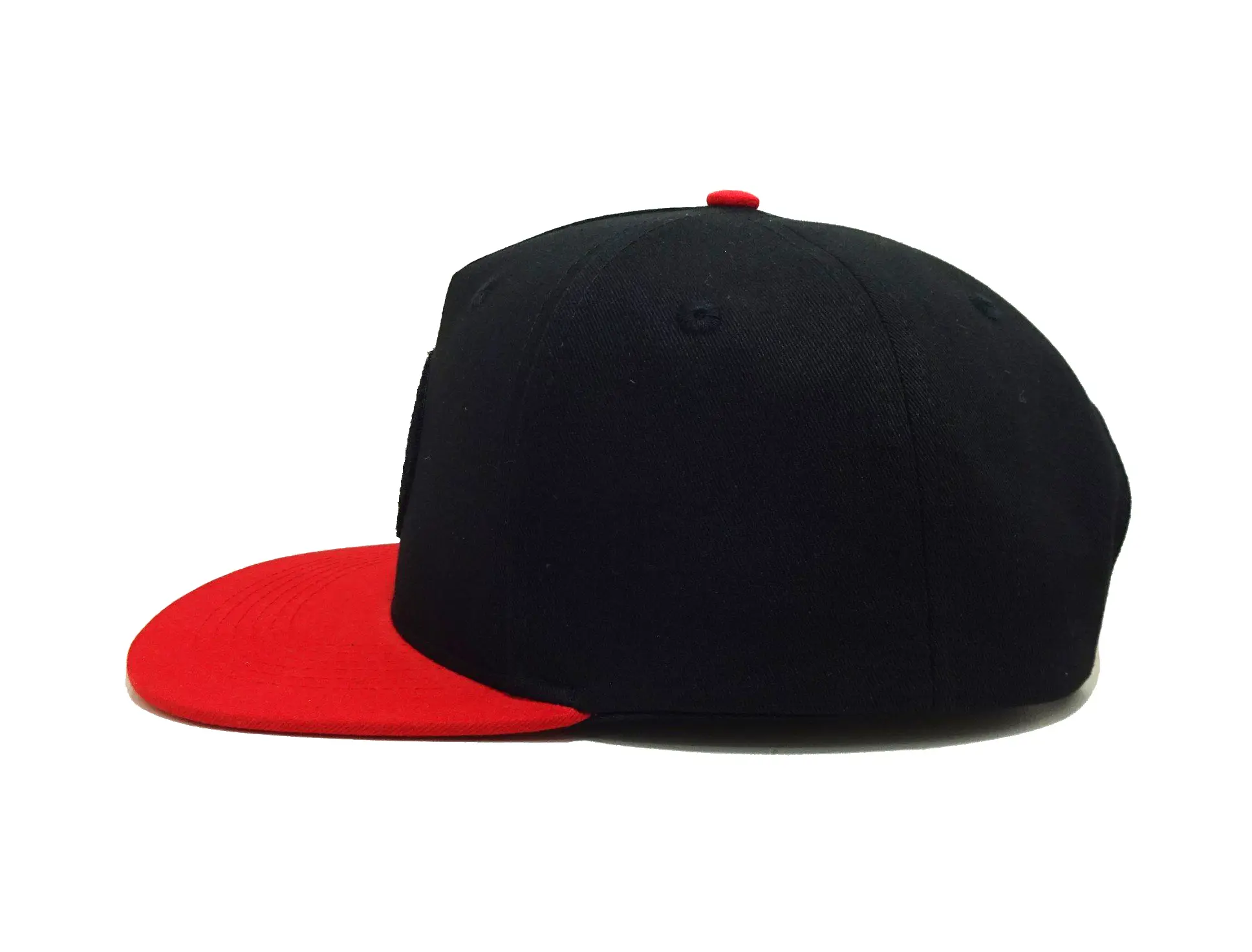 Wholesale Two Tone Velcro-Patch Logo Snapback Cap with Customize High Quality Adjustable Adults Size Outdoor Travel Sports Cap 4