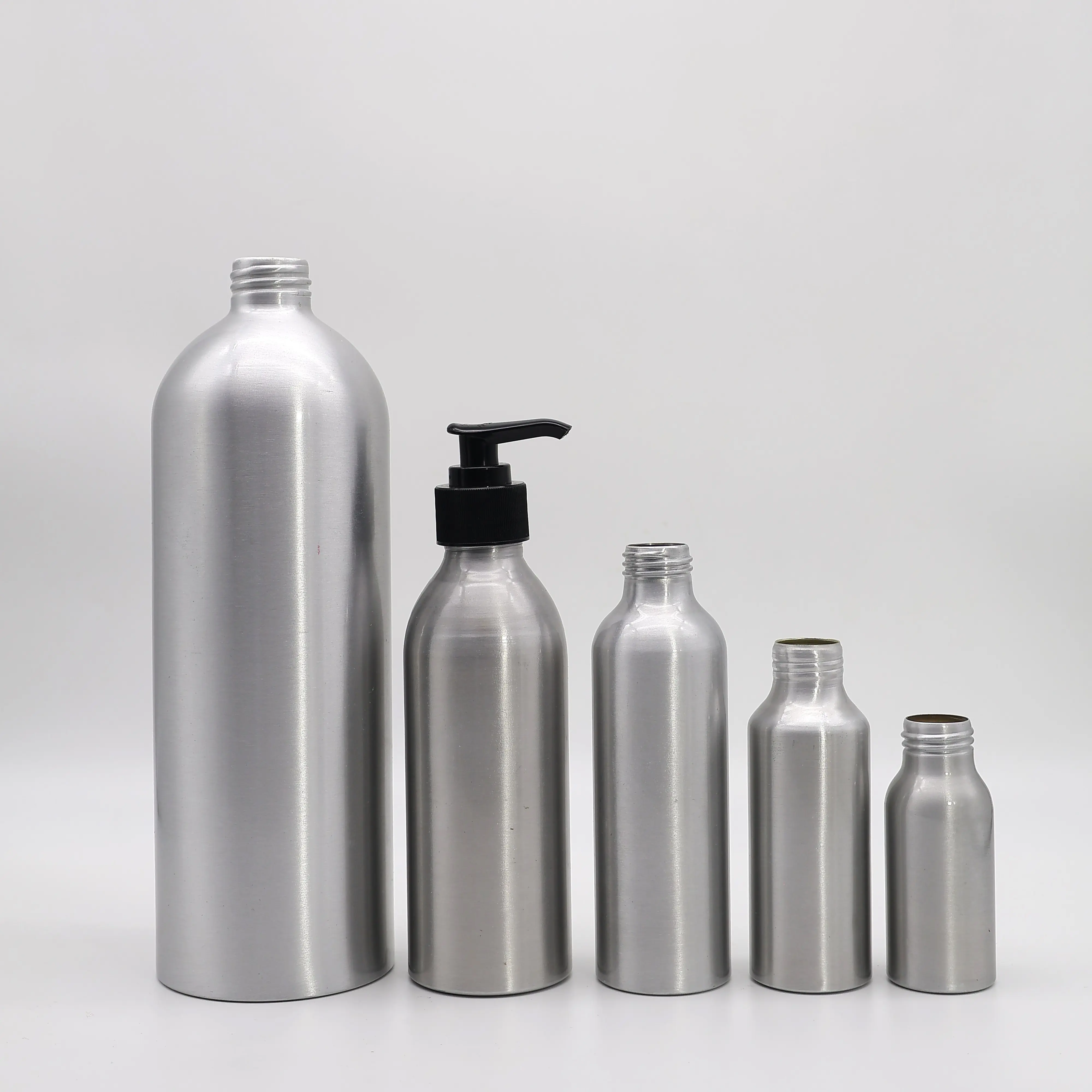 Wholesale Vietnam Manufacturer Made Liquid Essence Aluminum Metal Bottle Cosmetics/Shampoo Conditioner From Vietnam Factory 5