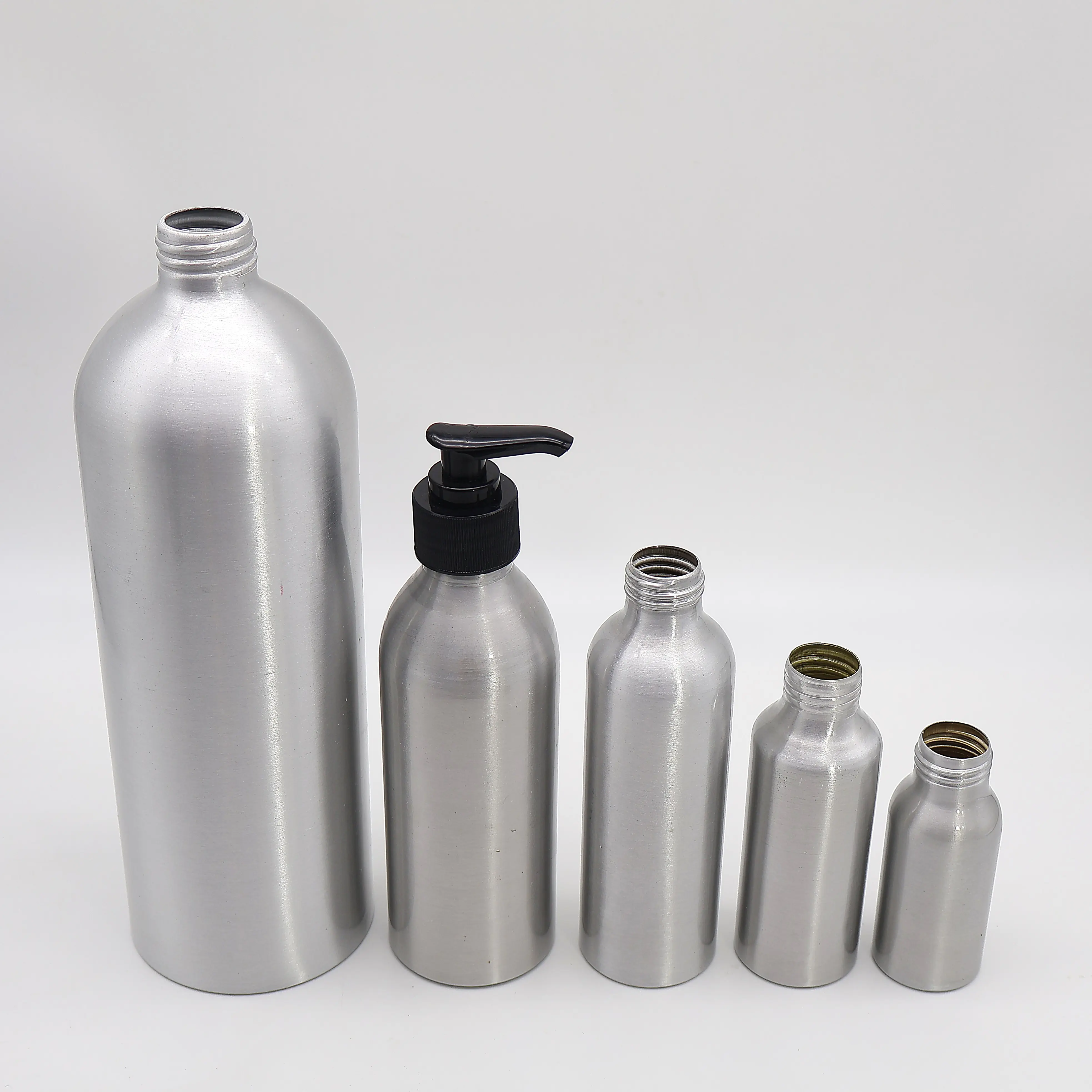 Wholesale Vietnam Manufacturer Made Liquid Essence Aluminum Metal Bottle Cosmetics/Shampoo Conditioner From Vietnam Factory 6