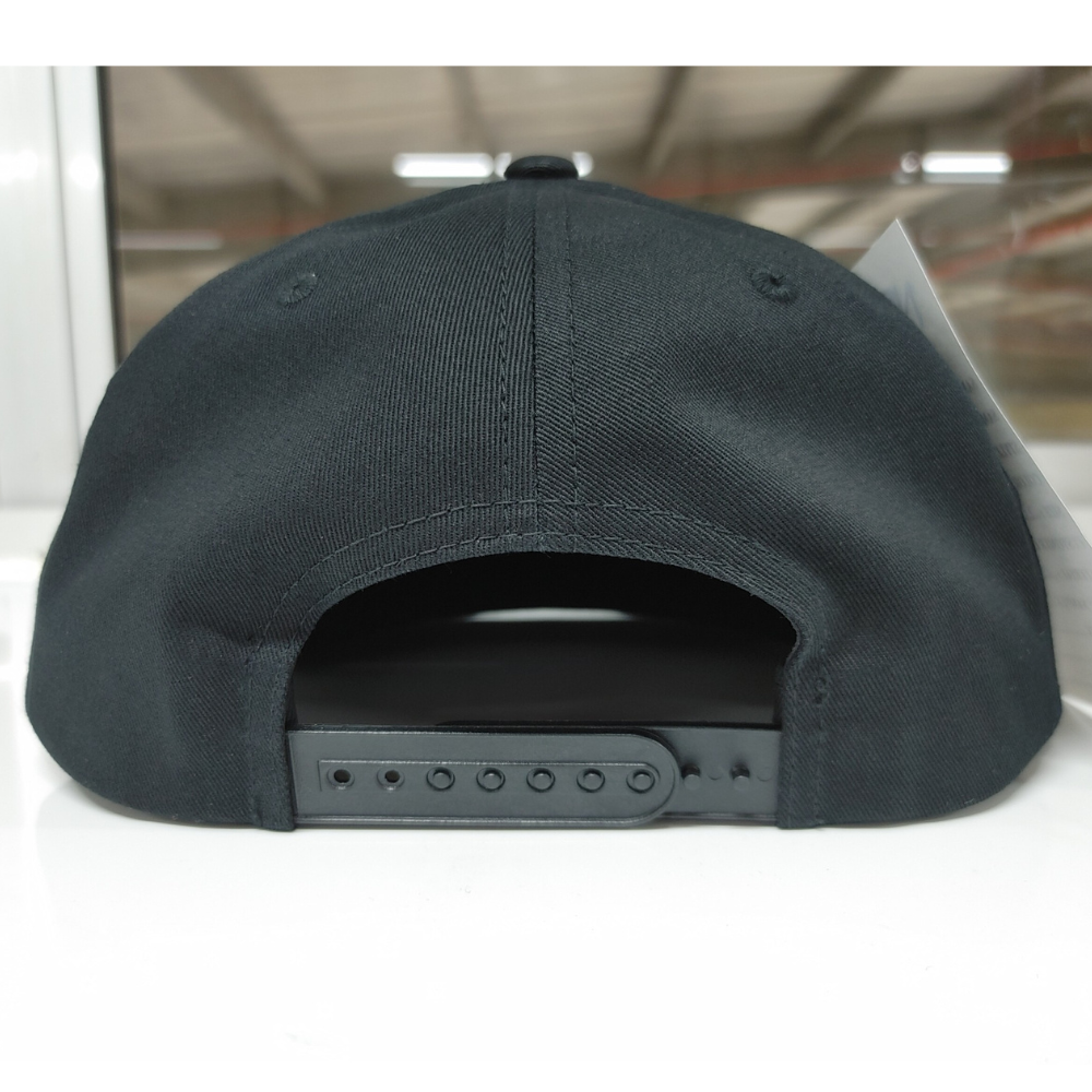 Wholesale Y 5089 Snapback Cap Custom Logo 3D Embroidery 5 Panel Flat Brim Black Items Single Breasted Buckle for Your Brand OEM 7