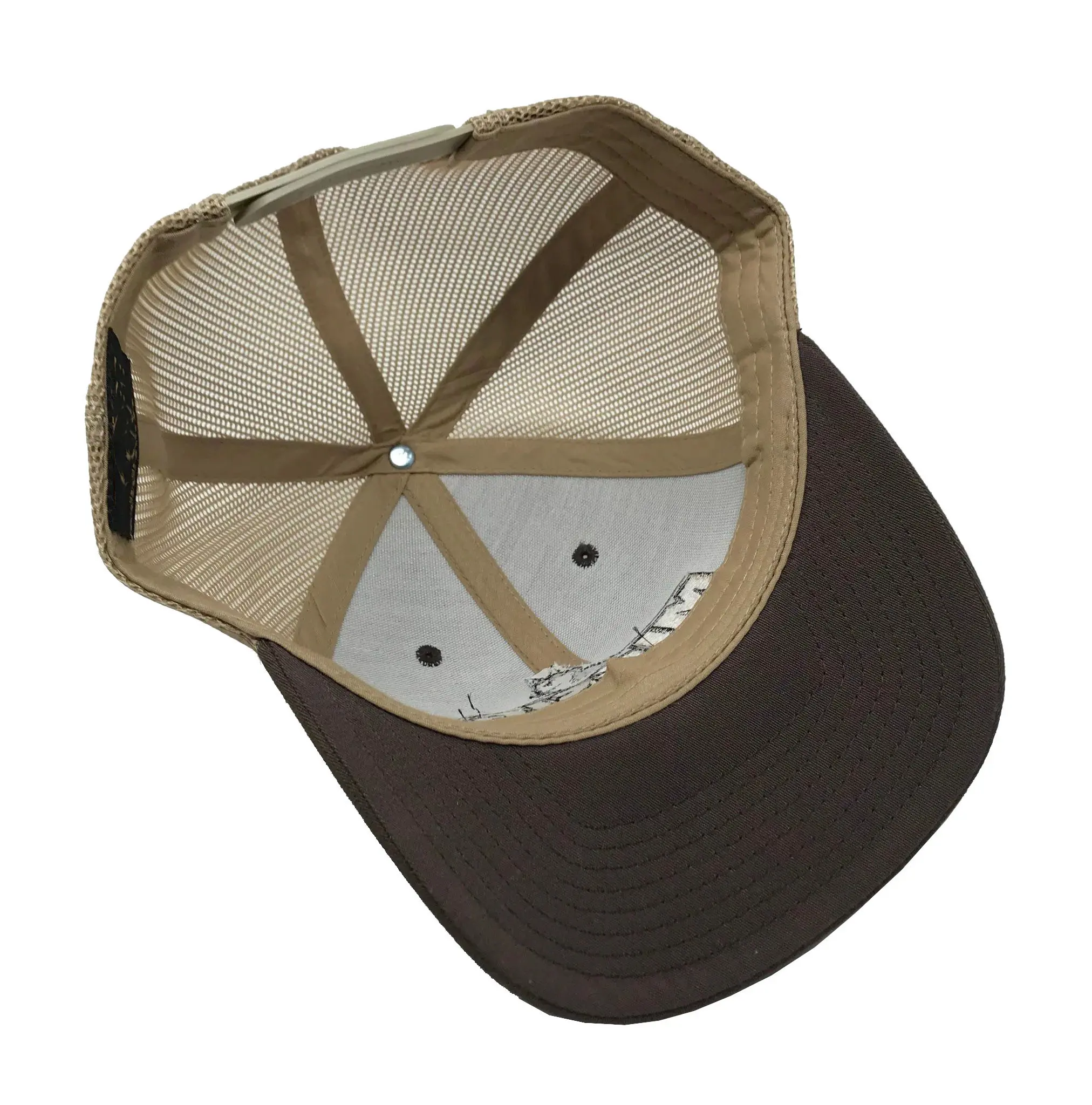 Wholesales Products 6-Panel Curved Brim Custom Logo With High Quality Medium Profile Outdoor Sports Cap Trucker Hat Snapback Cap 4