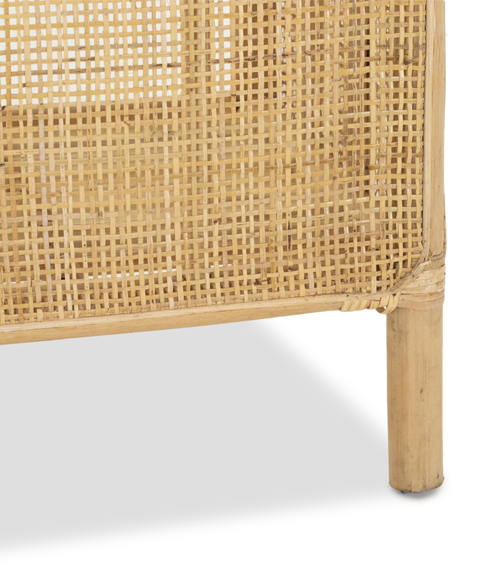 Wicker shelf with mesh for living room Made In Vietnam Eco-friendly material used for Home decoration Storage shelf Wholesale 5
