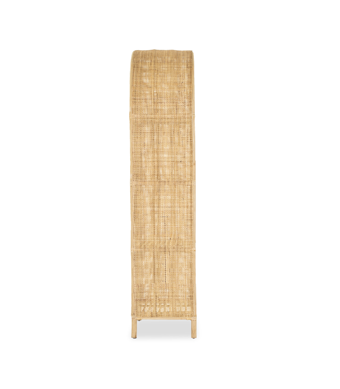 Wicker shelf with mesh for living room Made In Vietnam Eco-friendly material used for Home decoration Storage shelf Wholesale 3