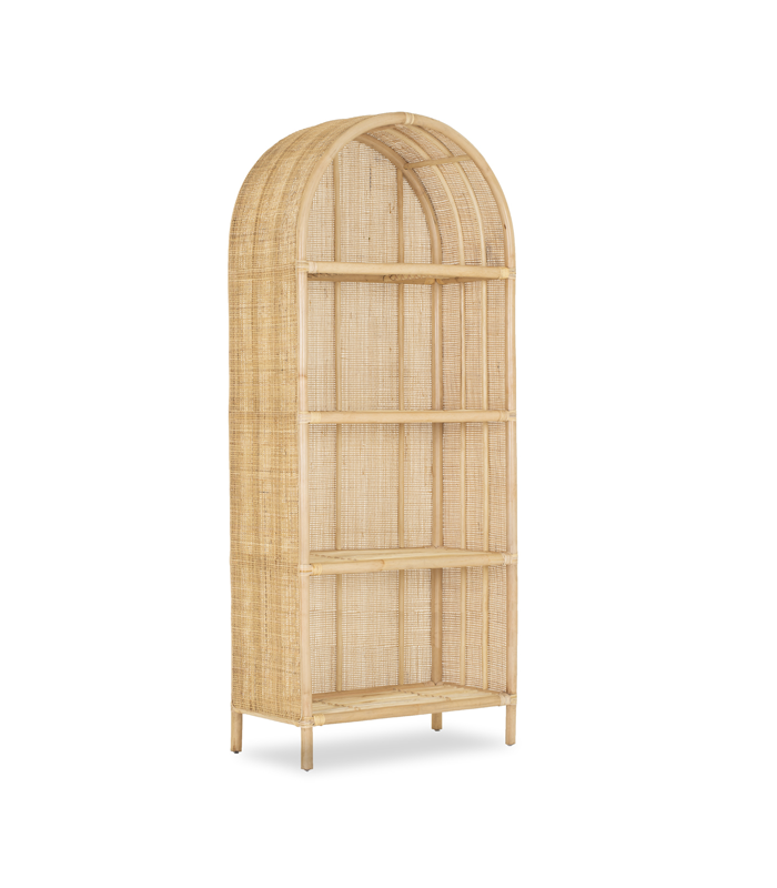 Wicker shelf with mesh for living room Made In Vietnam Eco-friendly material used for Home decoration Storage shelf Wholesale 2