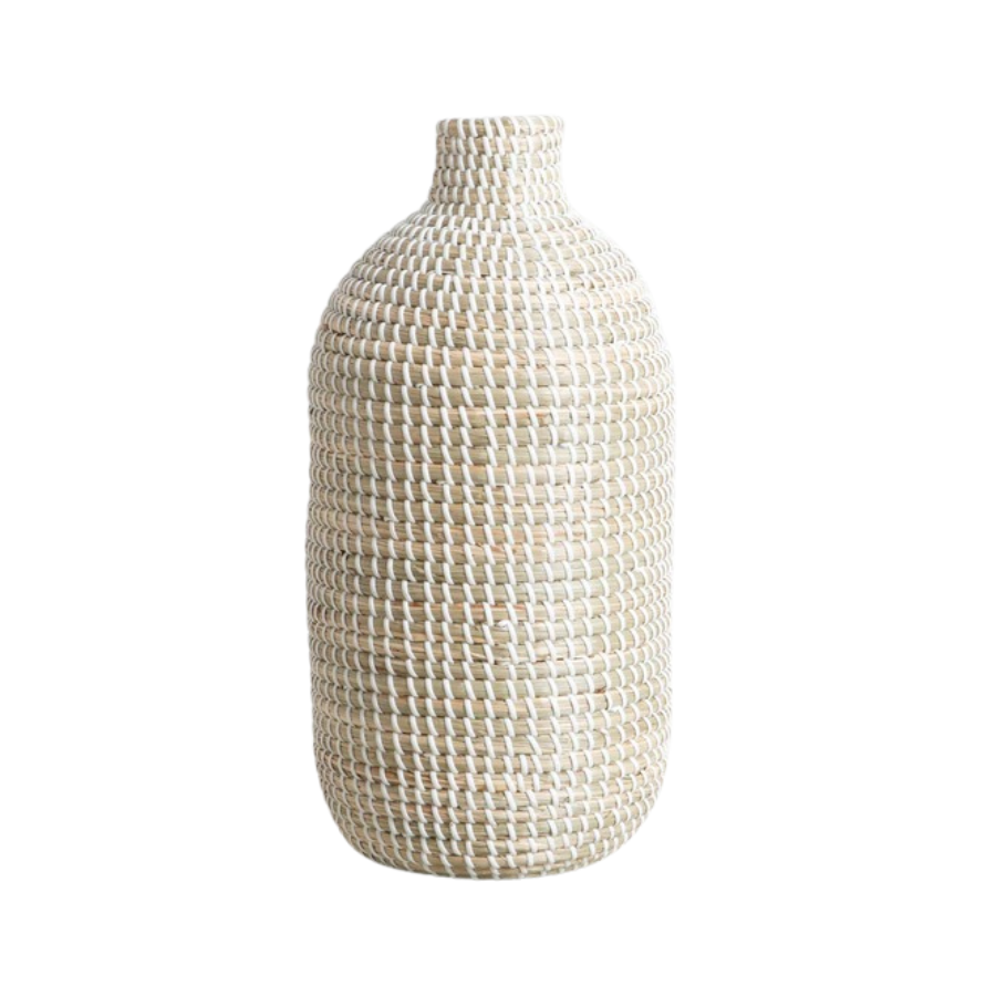 Woven natural seagrass vase Made in Vietnam Ecofriendly material for Home Decor and tableware decoration Wholesale 6