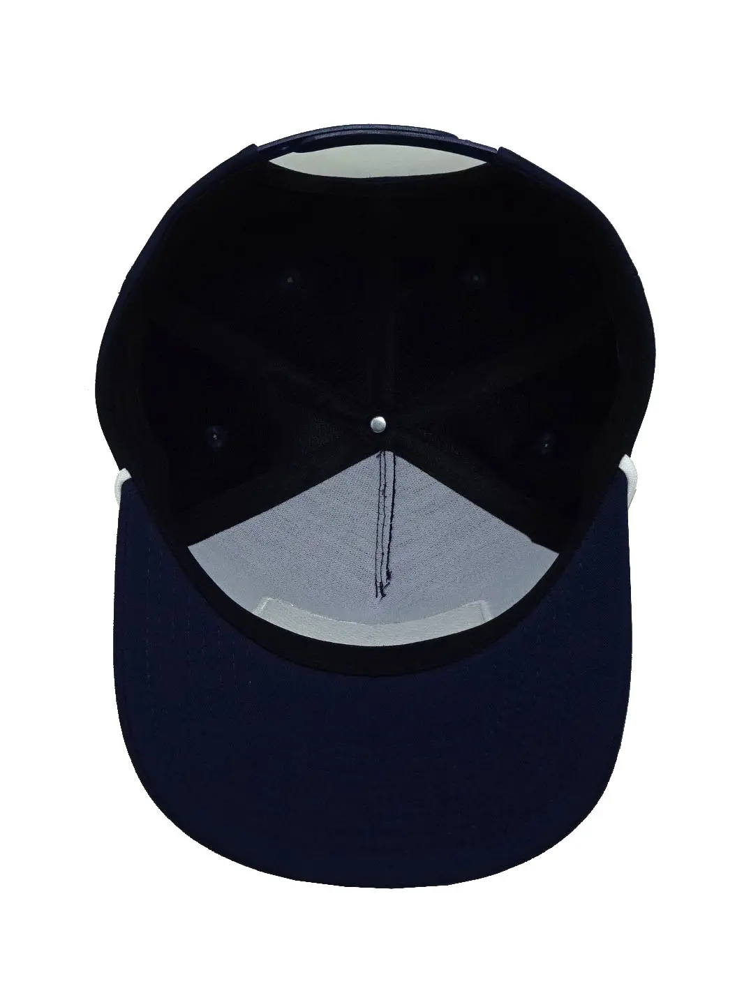Woven Patch logo 5-Panel Curved Brim High Quality Navy Blue Color Medium Profile 65% Cotton and 35% Polyester Snapback Cap 5