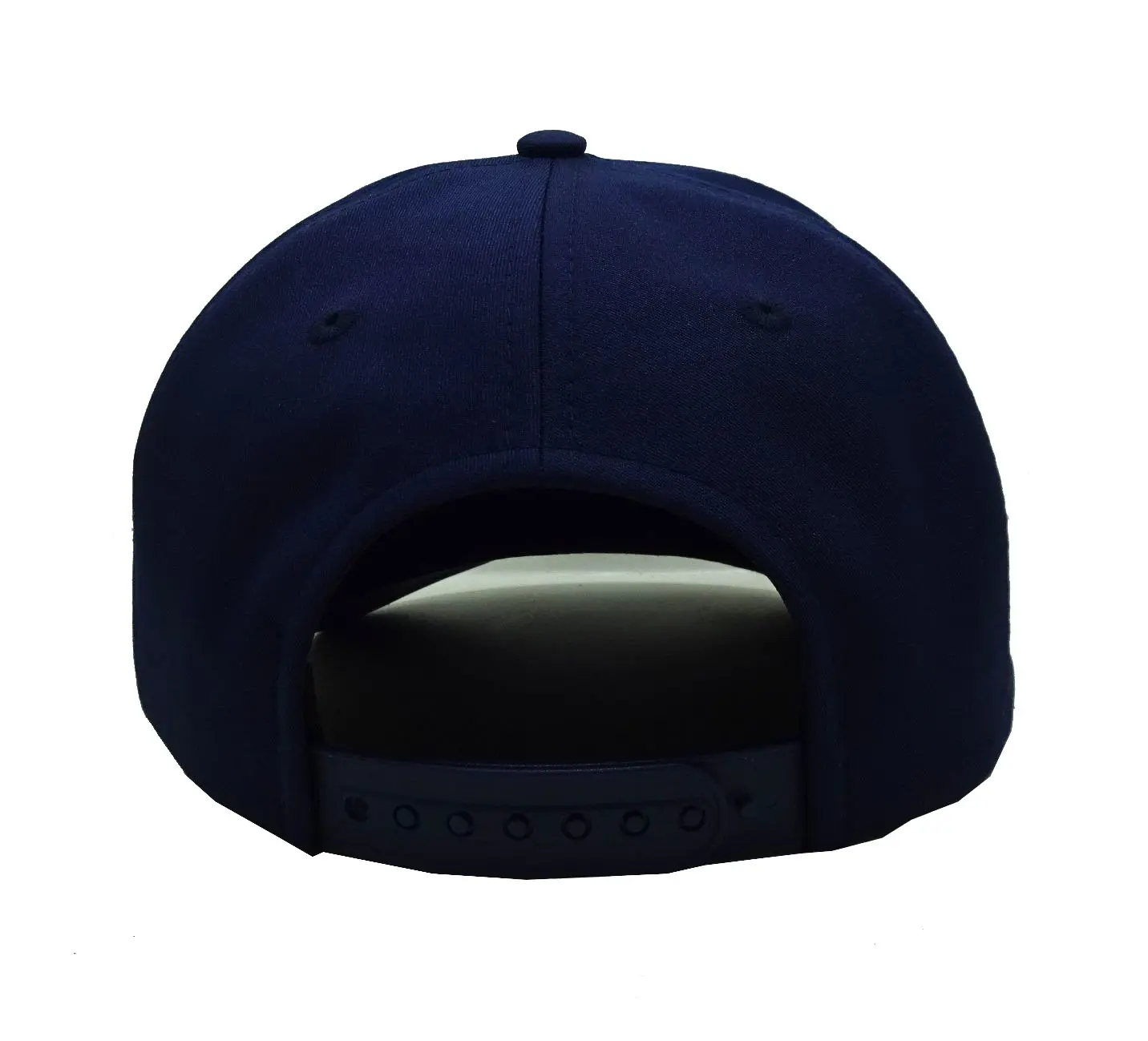 Woven Patch logo 5-Panel Curved Brim High Quality Navy Blue Color Medium Profile 65% Cotton and 35% Polyester Snapback Cap 6