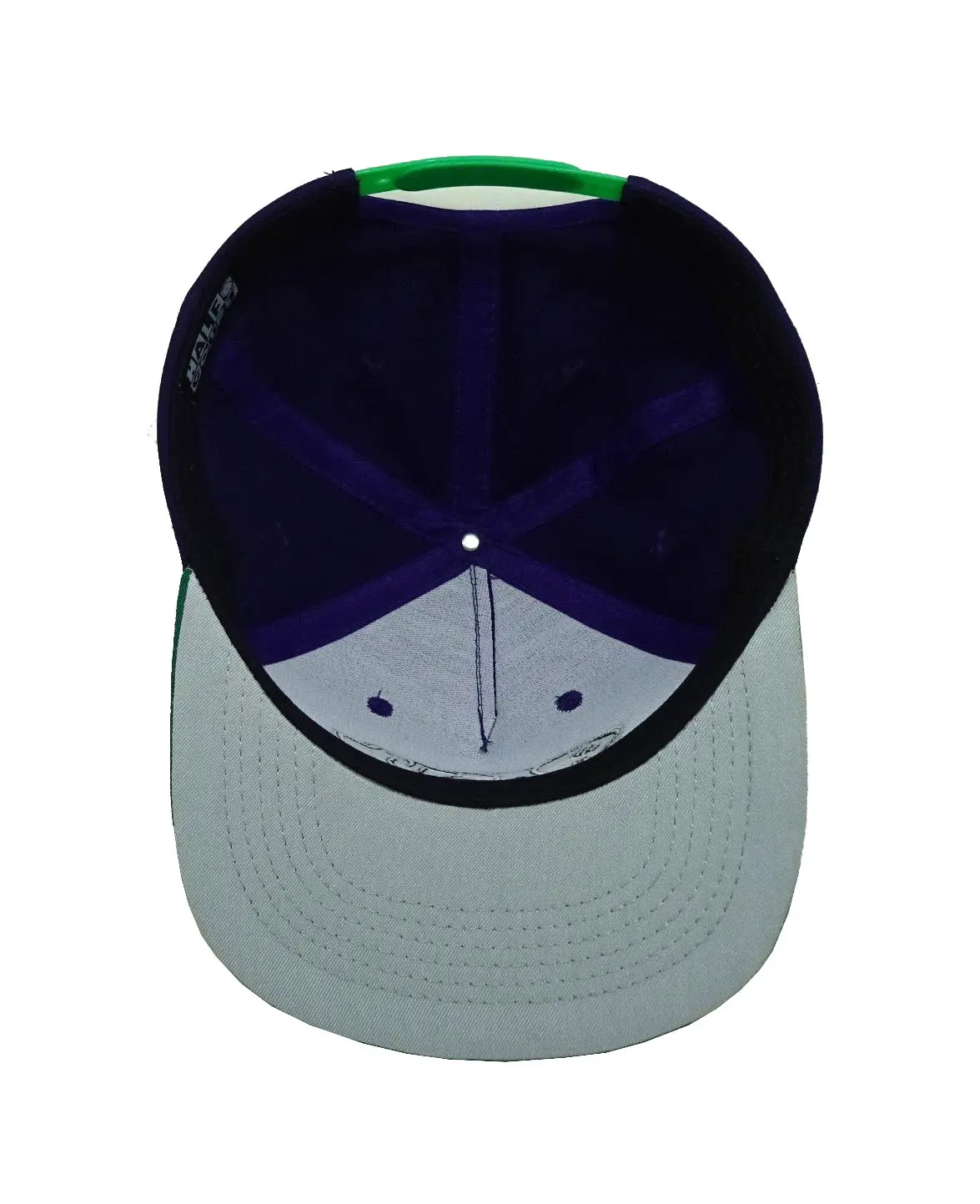 Woven Patch logo 5-Panel Flat Brim High Quality Purple Color High Profile 65% Cotton and 35% Polyester Fabric Snapback Cap 6