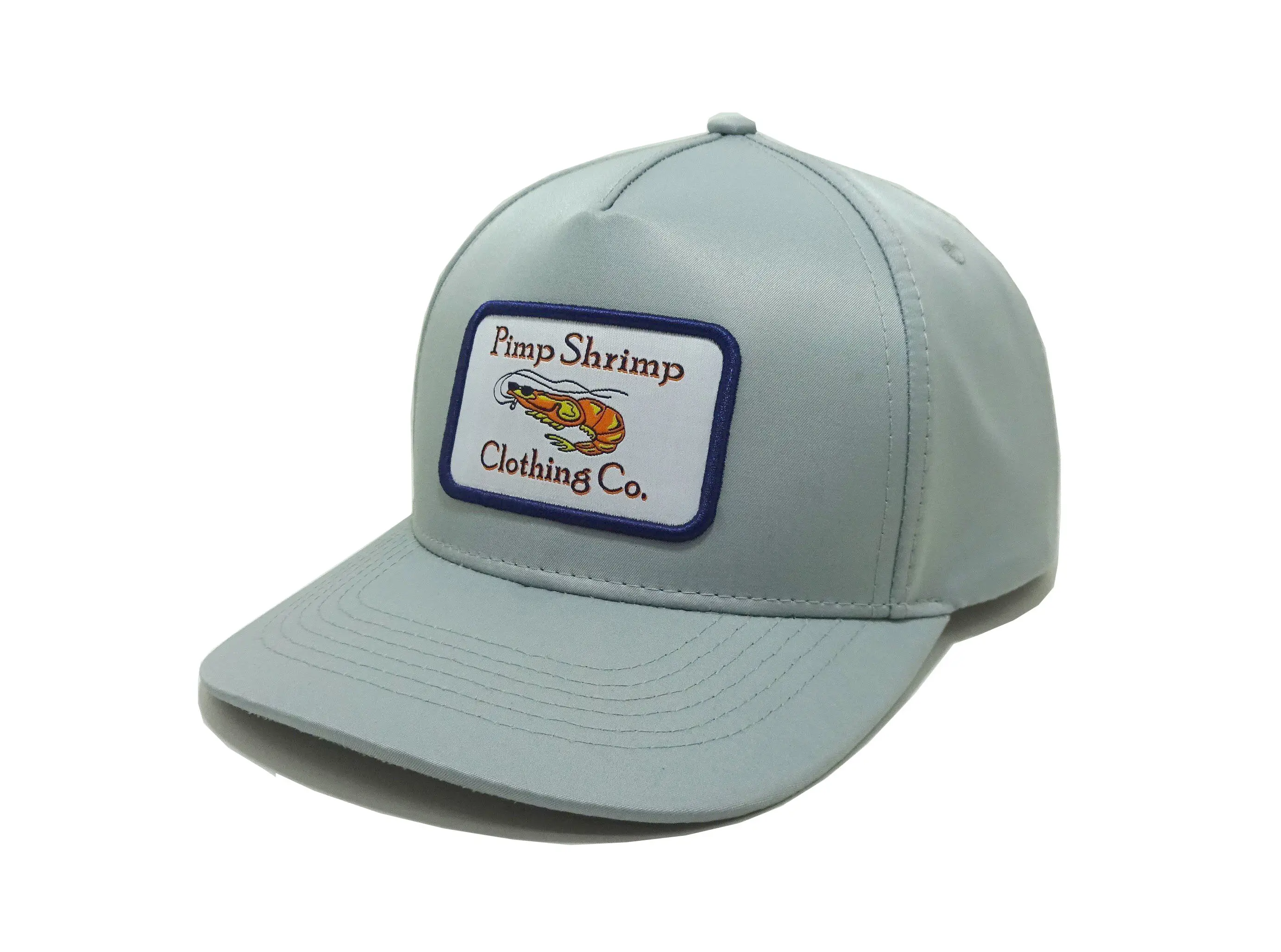 Woven Patch logo Custom Camper Hat 5 Panels Polyester Spandex Snapback Hat Vietnam Supplier Hats For Business Sport Dad Caps 2