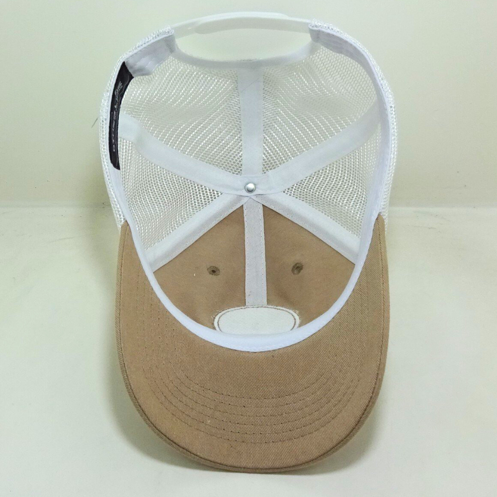 Woven Patches Trucker Hats 6 Panel Gorras Soft Structured Curved Brim Caps Custom Label On Sweatband Adjustable Snapback Closure 5